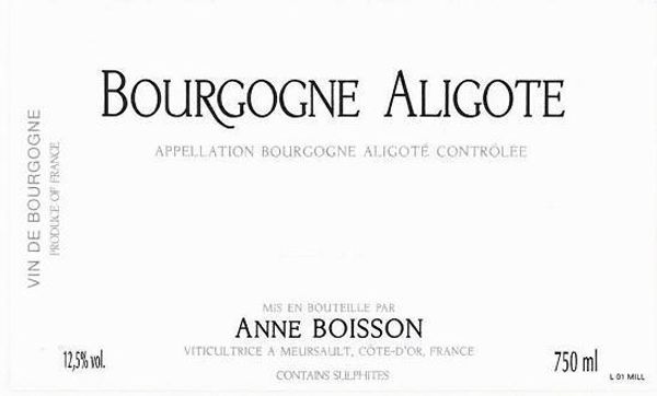 2020 Anne Boisson Bourgogne Aligoté