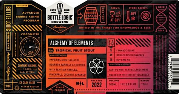 Bottle Logic Brewing Alchemy of Elements