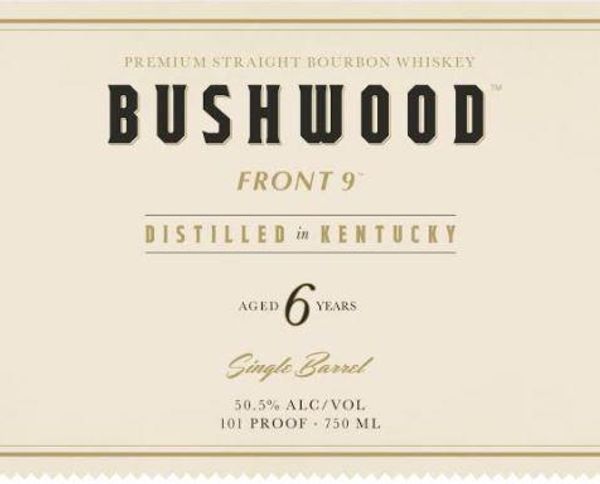 Bushwood Front 9 Aged 6 Years Single Barrel Straight Bourbon Whiskey