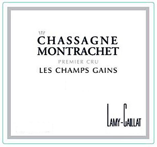 2012 Lamy-Caillat Chassagne-Montrachet Les Champs Gains