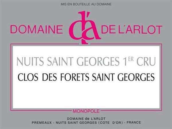 2020 Domaine de l'Arlot Nuits-St-Georges Clos des Forêts Saint-Georges