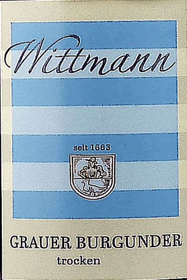 2021 Weingut Wittmann Grauer Burgunder Trocken