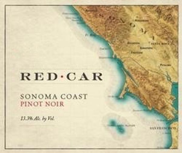 2020 Red Car Wine Company Sonoma Coast Pinot Noir