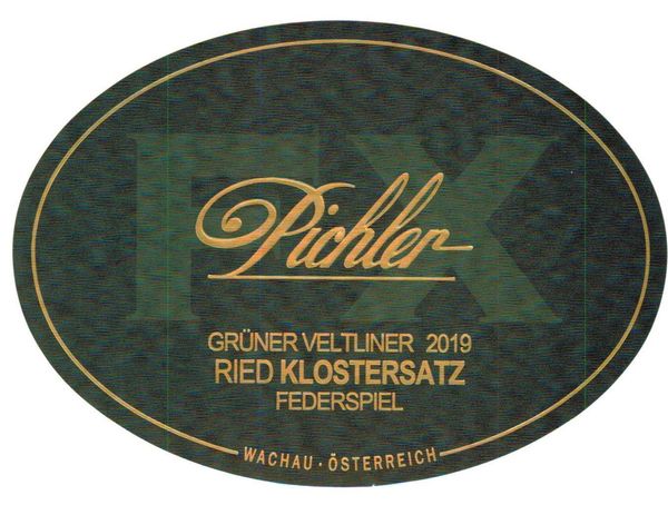 2019 F.X. Pichler Ried Klostersatz Federspiel Grüner Veltliner