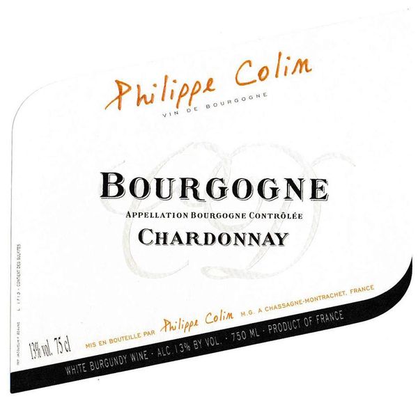 2020 Philippe Colin Bourgogne Chardonnay