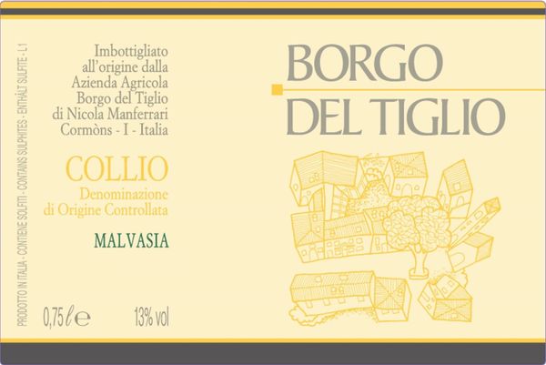 2017 Borgo del Tiglio Collio Malvasia