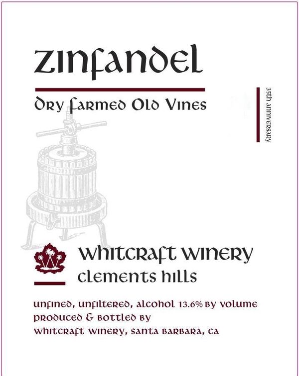 2021 Whitcraft Winery Zinfandel