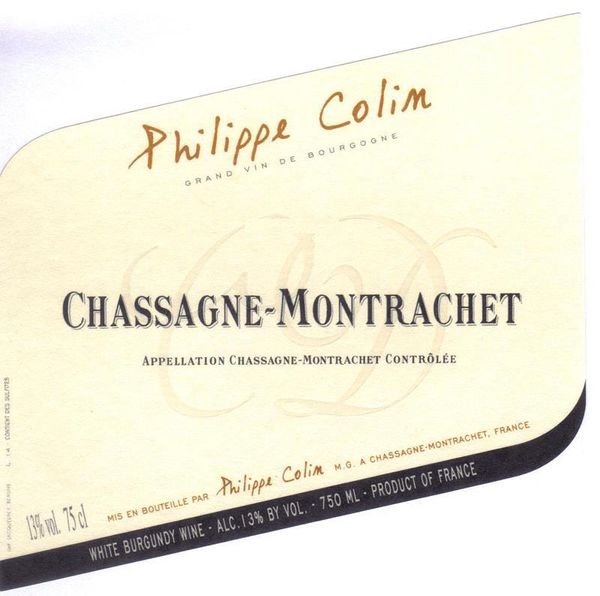 2020 Philippe Colin Chassagne-Montrachet