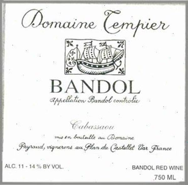 2020 Domaine Tempier Bandol Cabassaou