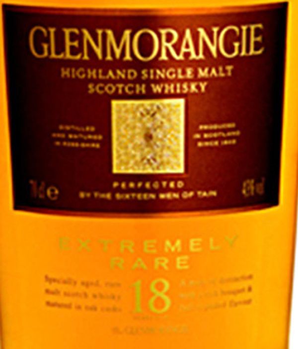 Glenmorangie 18 Years Old Extremely Rare Highland Single Malt Scotch Whisky