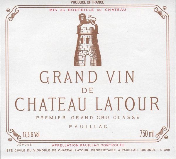1978 Château Latour Pauillac