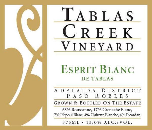 2019 Tablas Creek Vineyard Esprit de Tablas Blanc
