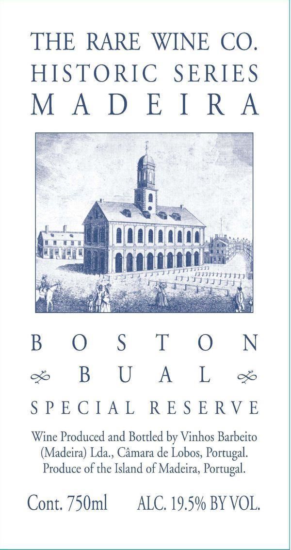 Rare Wine Co. Historic Series Madeira Boston Bual Special Reserve