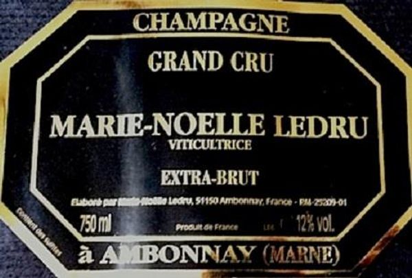 Marie-Noelle Ledru Extra-Brut Grand Cru Champagne