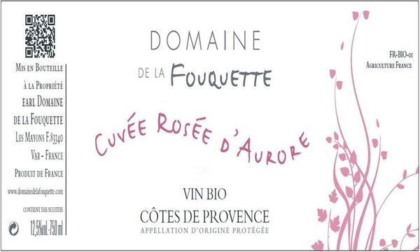 2022 Domaine de la Fouquette Côtes de Provence Cuvée Rosée d'Aurore