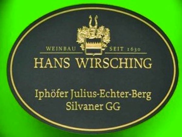 2018 Hans Wirsching Iphöfer Julius-Echter-Berg Silvaner GG