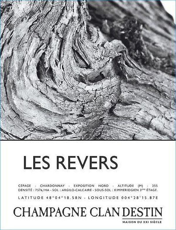 Clandestin Champagne Blanc de Blancs Brut Nature les Revers