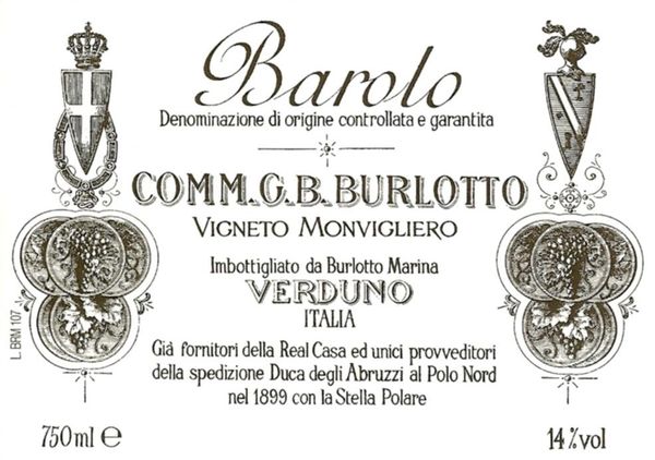 2008 Comm. G.B. Burlotto Barolo Monvigliero