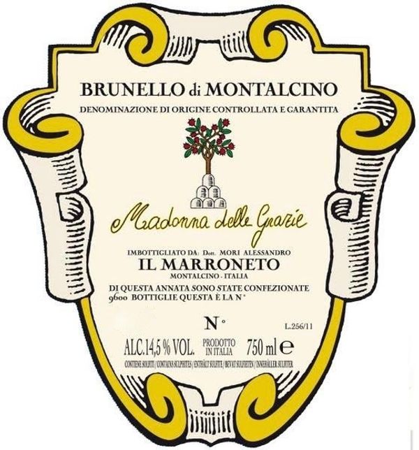 2017 Il Marroneto Brunello di Montalcino Madonna delle Grazie