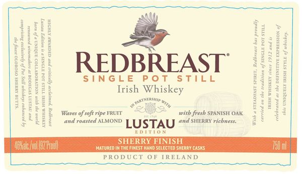 Redbreast Lustau Edition Single Pot Still Irish Whiskey