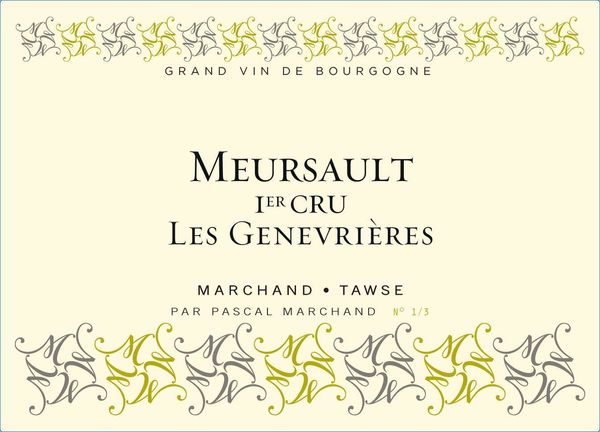 2019 Marchand-Tawse Meursault Les Genevrières