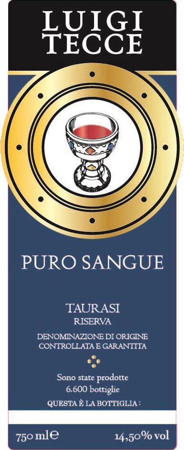 2015 Luigi Tecce Taurasi Riserva Puro Sangue