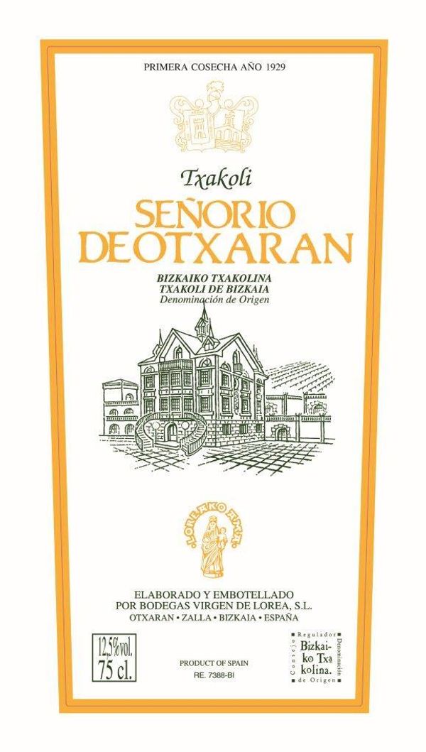 2021 Virgen de Lorea Senorio de Otxaran Txakoli