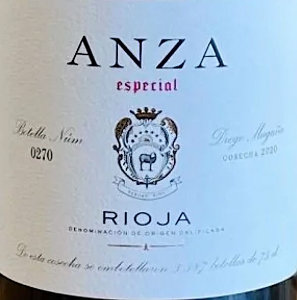 2020 Anza Rioja Especial