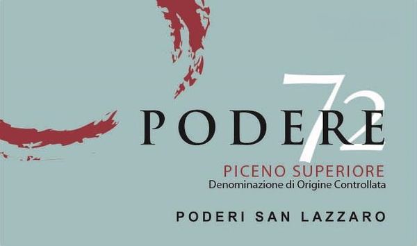 2017 Poderi San Lazzaro Podere 72 Rosso Piceno Superiore