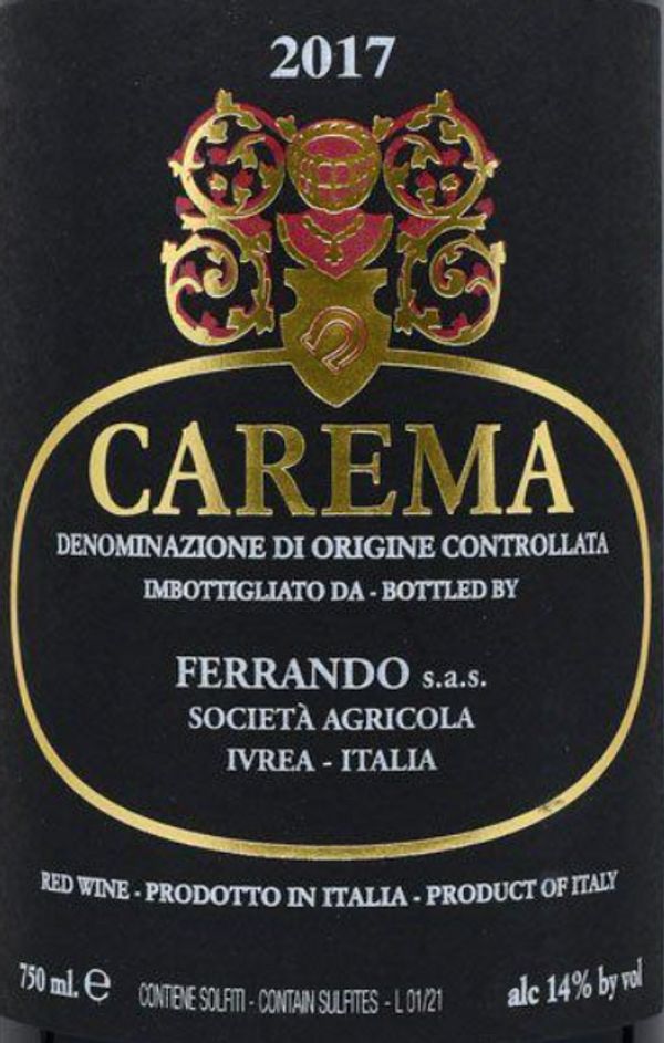 2018 Ferrando Carema Etichetta Nera