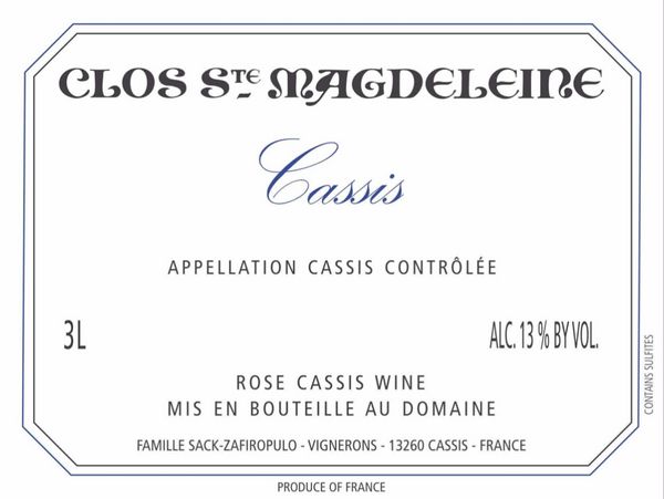 2022 Clos Ste Magdeleine Cassis Rosé