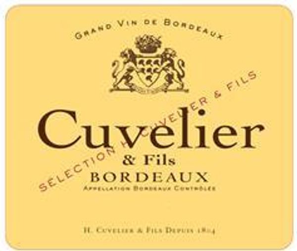 2016 H. Cuvelier & Fils Bordeaux