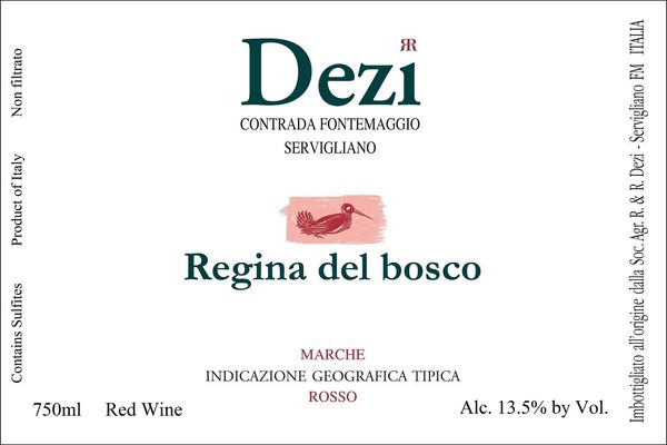2012 Dezi Regina del Bosco Marche Rosso