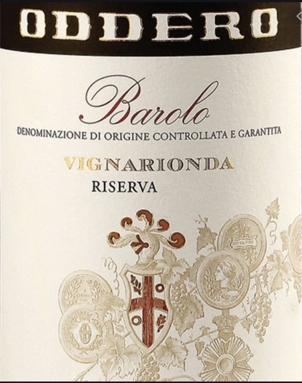 2012 Oddero Barolo Riserva Vignarionda