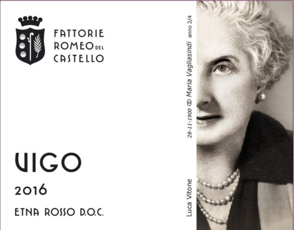 2016 Fattorie Romeo del Castello Etna Rosso Vigo