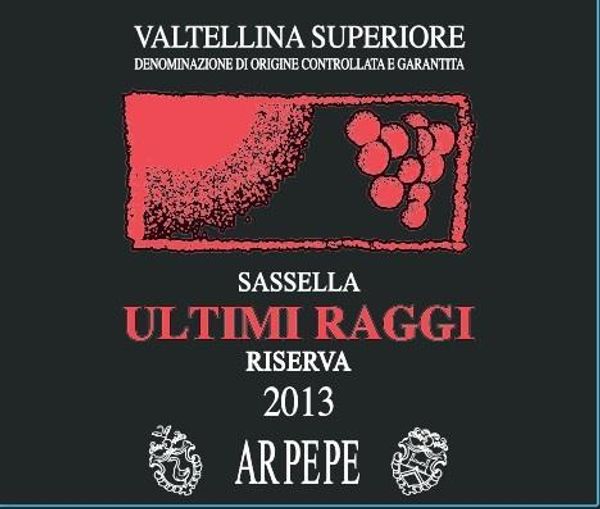 2013 Ar.Pe.Pe. Valtellina Superiore Riserva Sassella Ultimi Raggi