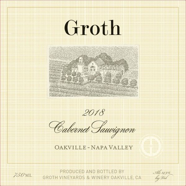 2018 Groth Oakville Cabernet Sauvignon