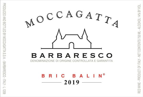 2019 Moccagatta Barbaresco Bric Balin