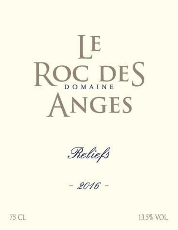 2017 Domaine Le Roc des Anges Reliefs