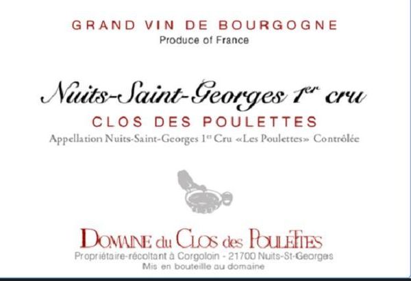 2019 Domaine du Clos des Poulettes Nuits-St-Georges Clos des Poulettes