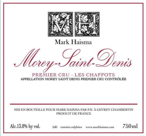 2017 Mark Haisma Morey-St-Denis Les Chaffots