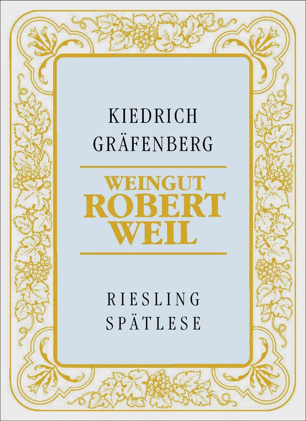2021 Weingut Robert Weil Kiedricher Gräfenberg Riesling Spätlese