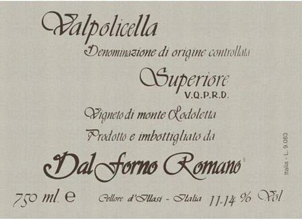 2009 Romano dal Forno Valpolicella Superiore