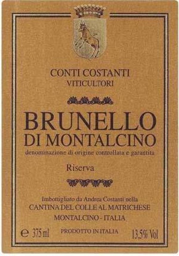 2016 Conti Costanti Brunello di Montalcino Riserva