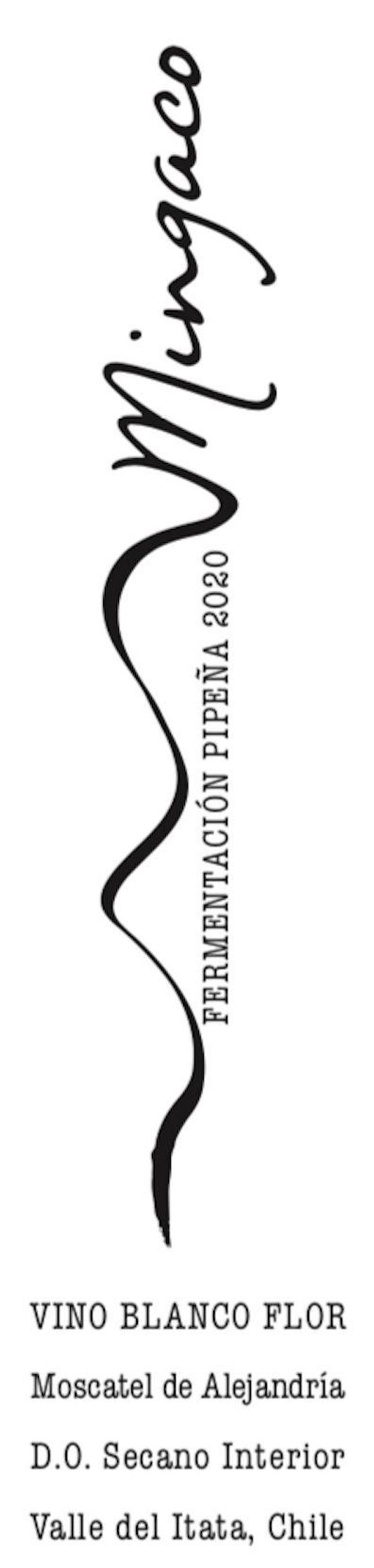 2020 Mincago Fermentación Pipeña Vino Blanco Flor