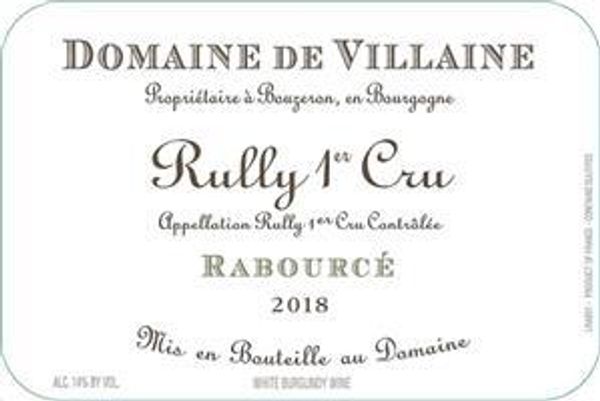 2019 Domaine de Villaine Rully Blanc Rabourcé