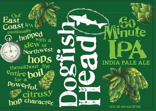 Dogfish Head Craft Brewery 60 Minute IPA