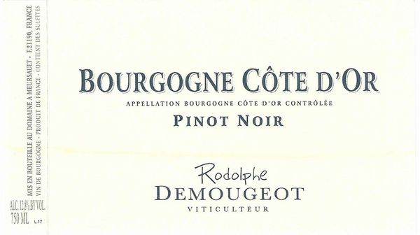 2020 Rodolphe Demougeot Bourgogne Côte d'Or Pinot Noir