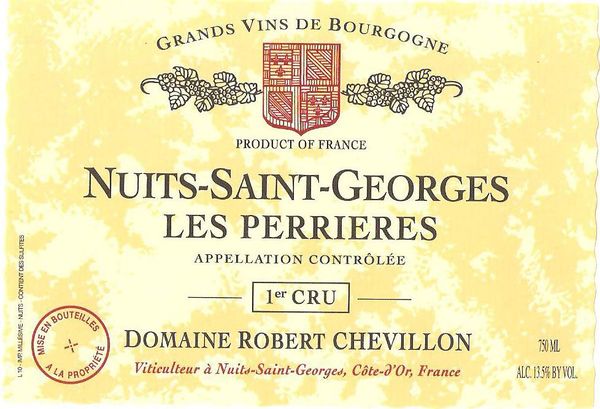 1995 Domaine Robert Chevillon Nuits-St-Georges Les Perrières