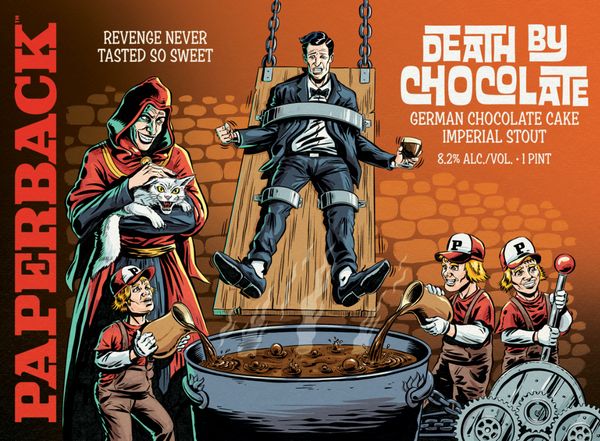 Paperback Brewing Company Death By Chocolate Imperial Stout